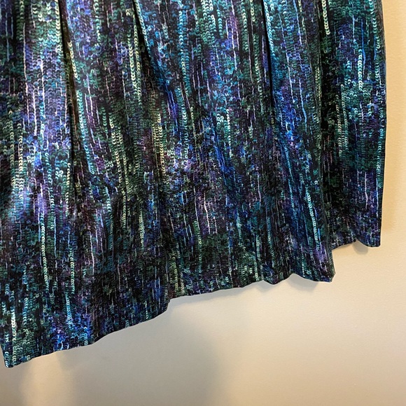 Zara Blue Fit & Flare Cocktail Dress – Size S - Picture 10 of 14